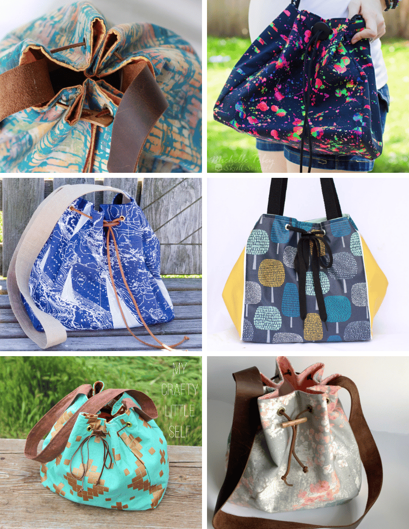 Drawstring bucket bag discount pattern